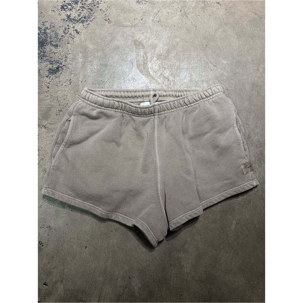 Joah Brown The Classic Sweat Short Gray Brown French Terry XS/S - Picture 6 of 8